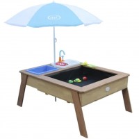 Masuta Maro copii 2 in 1- Spatiu de joaca Linda pentru Gradina - Cuite cu Nisip Chiuveta cu Apa si Umbrala Axi Masuta Maro copii 2 in 1- Spatiu de joaca Linda pentru Gradina - Cuite cu Nisip Chiuveta cu Apa si Umbrala Axi
